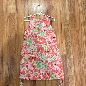 Lilly Pulitzer Girls Call Me Kitty Shift Dress Size 6